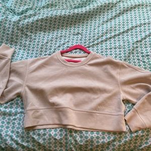 Lululemon perfectly oversized cropped crew softstreme